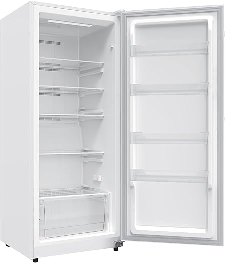 Hamilton Beach 14 cu ft Upright Convertible Fridge/Freezer, White