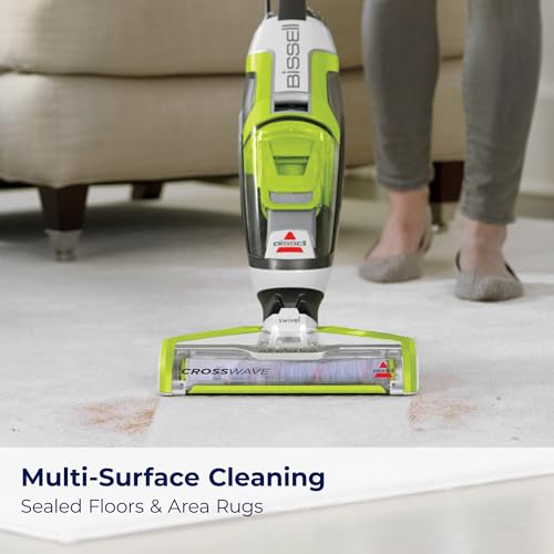 Bissell CrossWave Floor and Area Rug Cleaner, Wet-Dry Vacuum, 3888A, Green