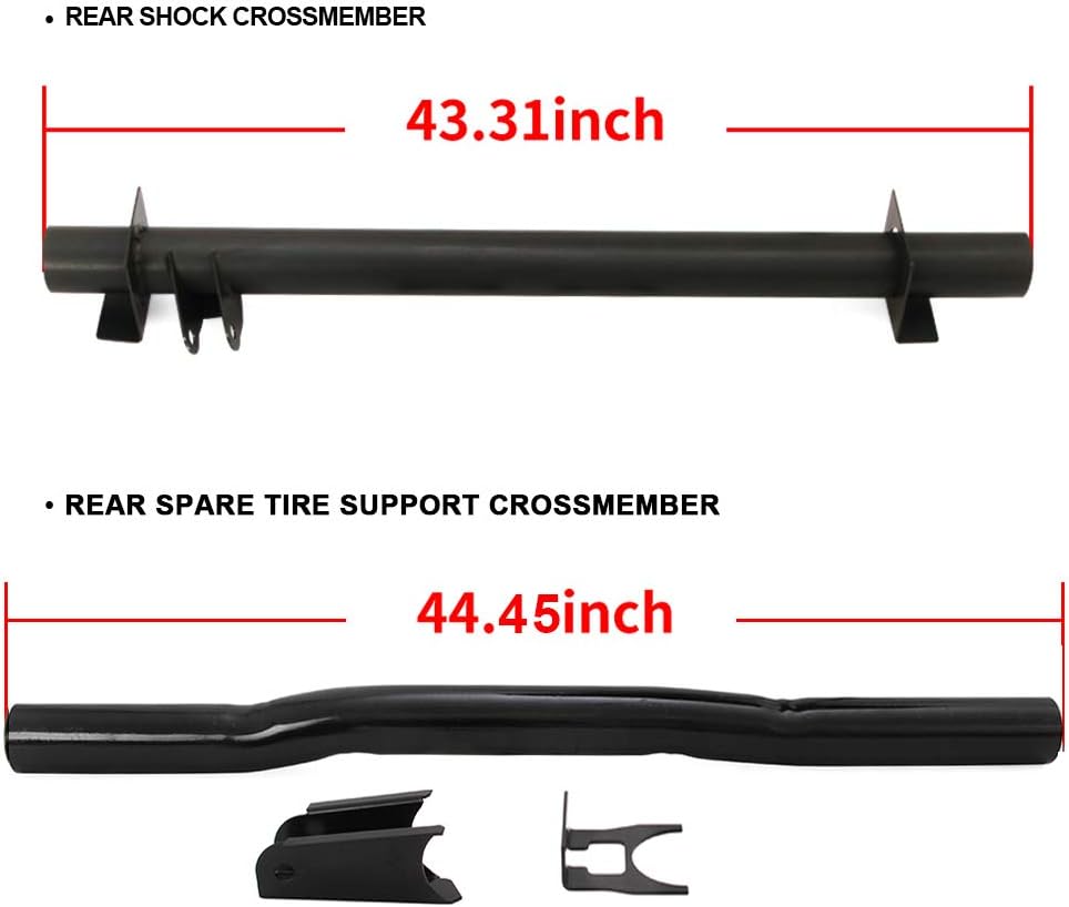 ELITEWILL 4PCS Front and Rear Fuel Tank Support Crossmember