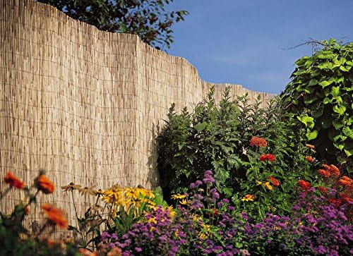 Master Garden Products RF-6 Natural Woven Fence, Yellow