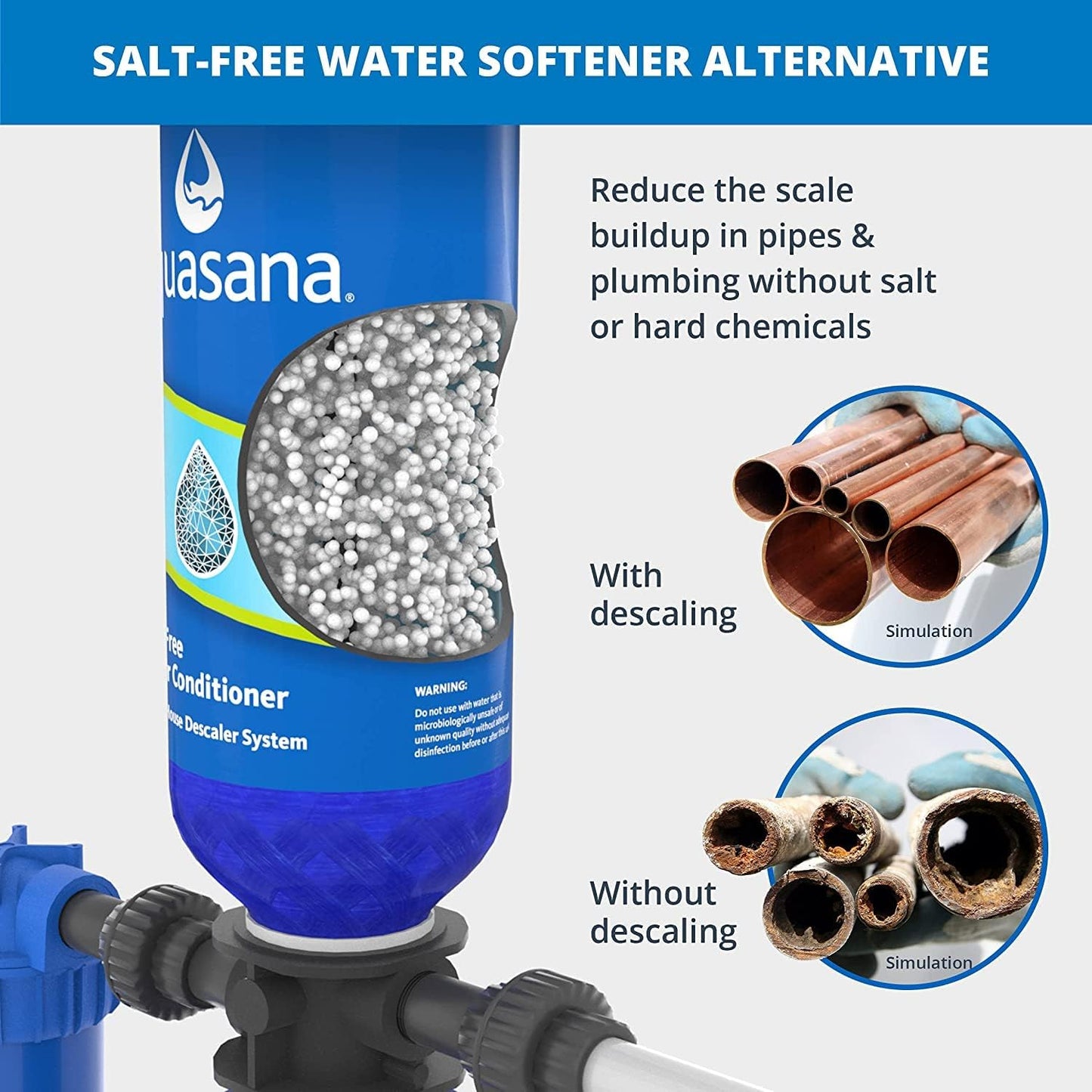 Aquasana Whole House Well Water Filter System (1 tank only)