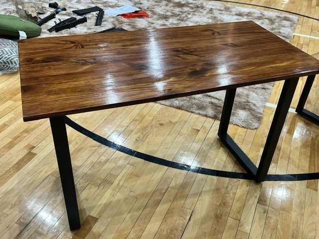 Handcrafted Real Wood Desk Height Table