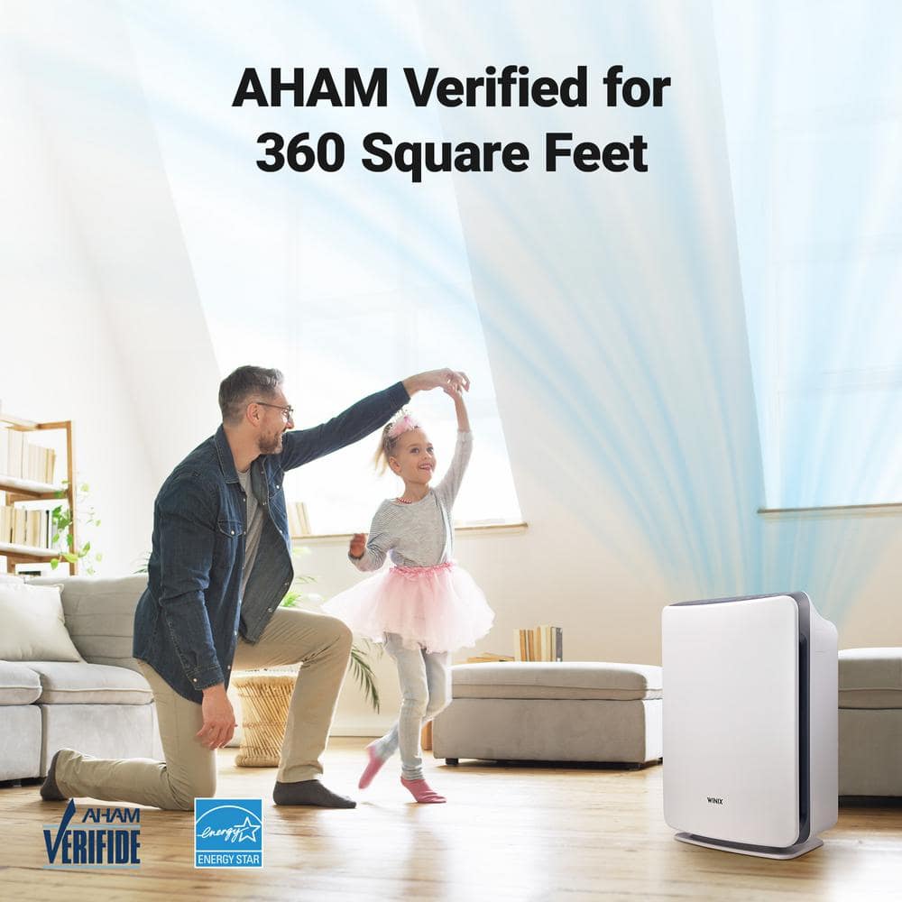 D360 True HEPA 3-Stage Air Purifier, AHAM Verified for 360 Sq. Ft.