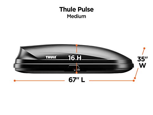 Thule 614 Pulse Rack, Medium, Black