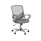 Smugdesk Ergonomic Mid Back Breathable Mesh Swivel, Gray