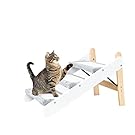 Mewang Wooden Pet Stairs/Pet Steps - Foldable, pounds