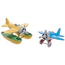 Green Toys Airplane Blue - Seaplane Yellow Bundle, Bundle