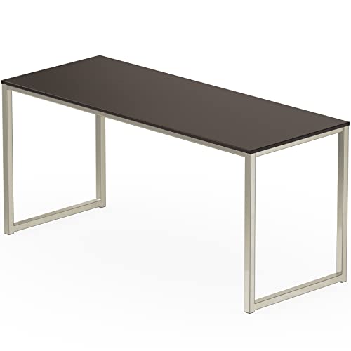 SHW Home Office 55-Inch Computer Desk, Espresso