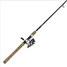 Quantum Reliance Spinning Reel and Fishing Rod, Black