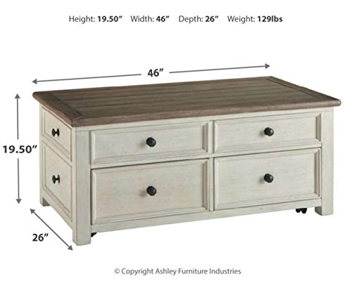 Signature Design Farmhouse Lift Top Coffee Table