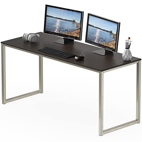 SHW Home Office 55-Inch Computer Desk, Espresso