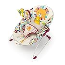 Bright Starts Portable Baby Bouncer Soothing Vibrations, Playful Pinwheels