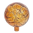 Echo Valley 8284 Amber Cranium Gazing Globe Outdoor, Orange