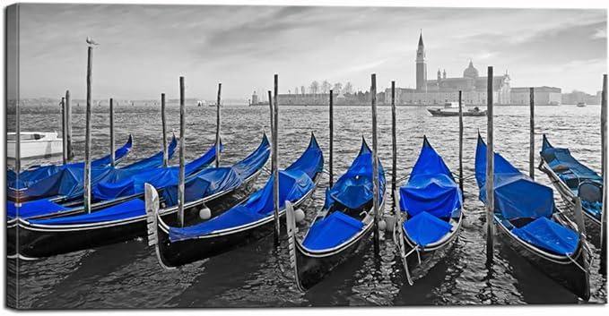 Nachic Wall - Venice Canvas Wall Art Italy, x