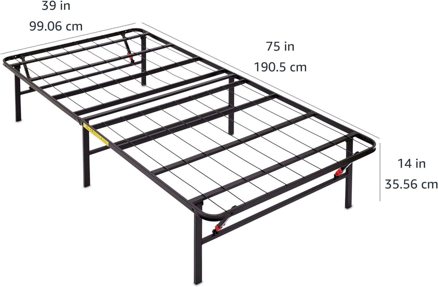 Amazon Basics Foldable Metal Platform Bed Frame