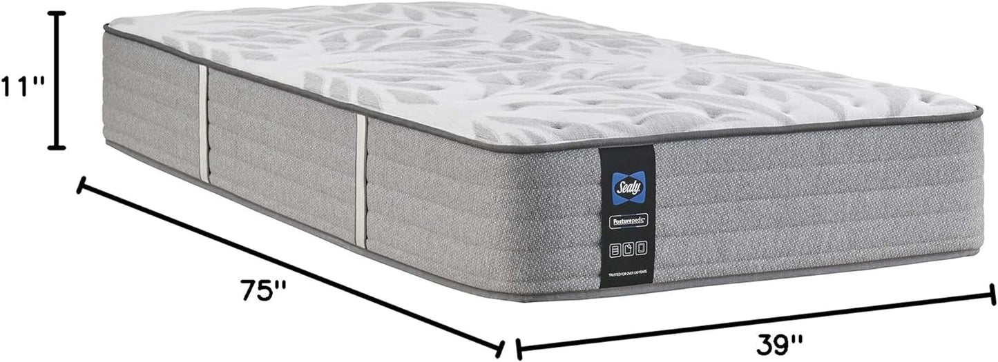 Sealy Posturepedic 11" Spring Tight Top Mattress with Cooling Air Gel Foam, Ultra Firm Spring Mattress with Targeted Body Support, King