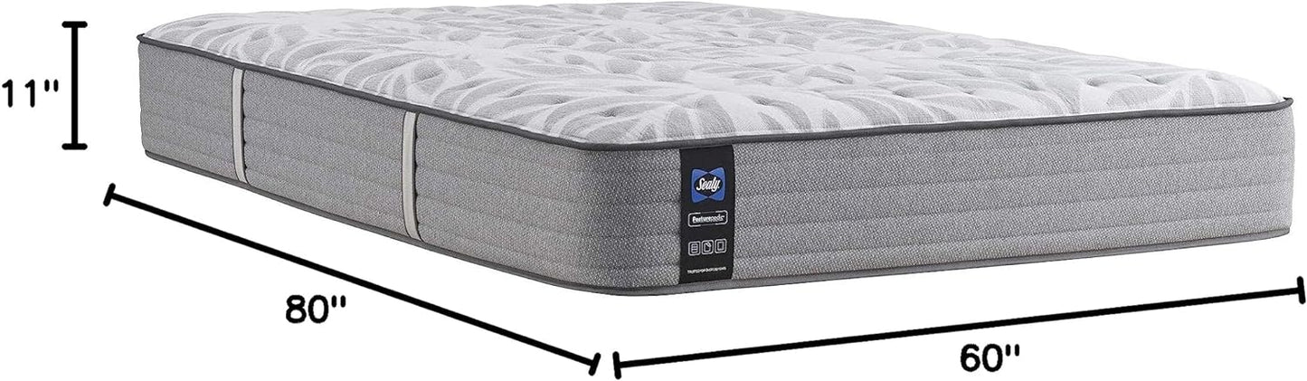 Sealy Posturepedic 11" Spring Tight Top Mattress with Cooling Air Gel Foam, Ultra Firm Spring Mattress with Targeted Body Support, King