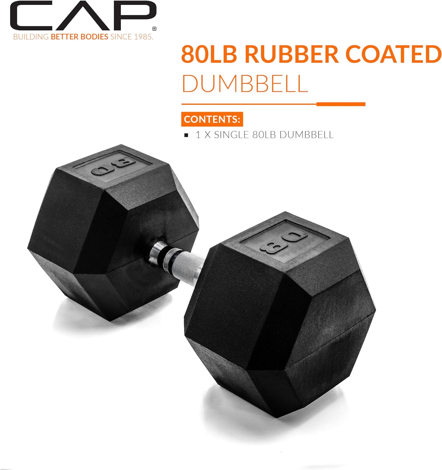 CAP Barbell Coated Dumbbell Weight | Multiple Handle Options