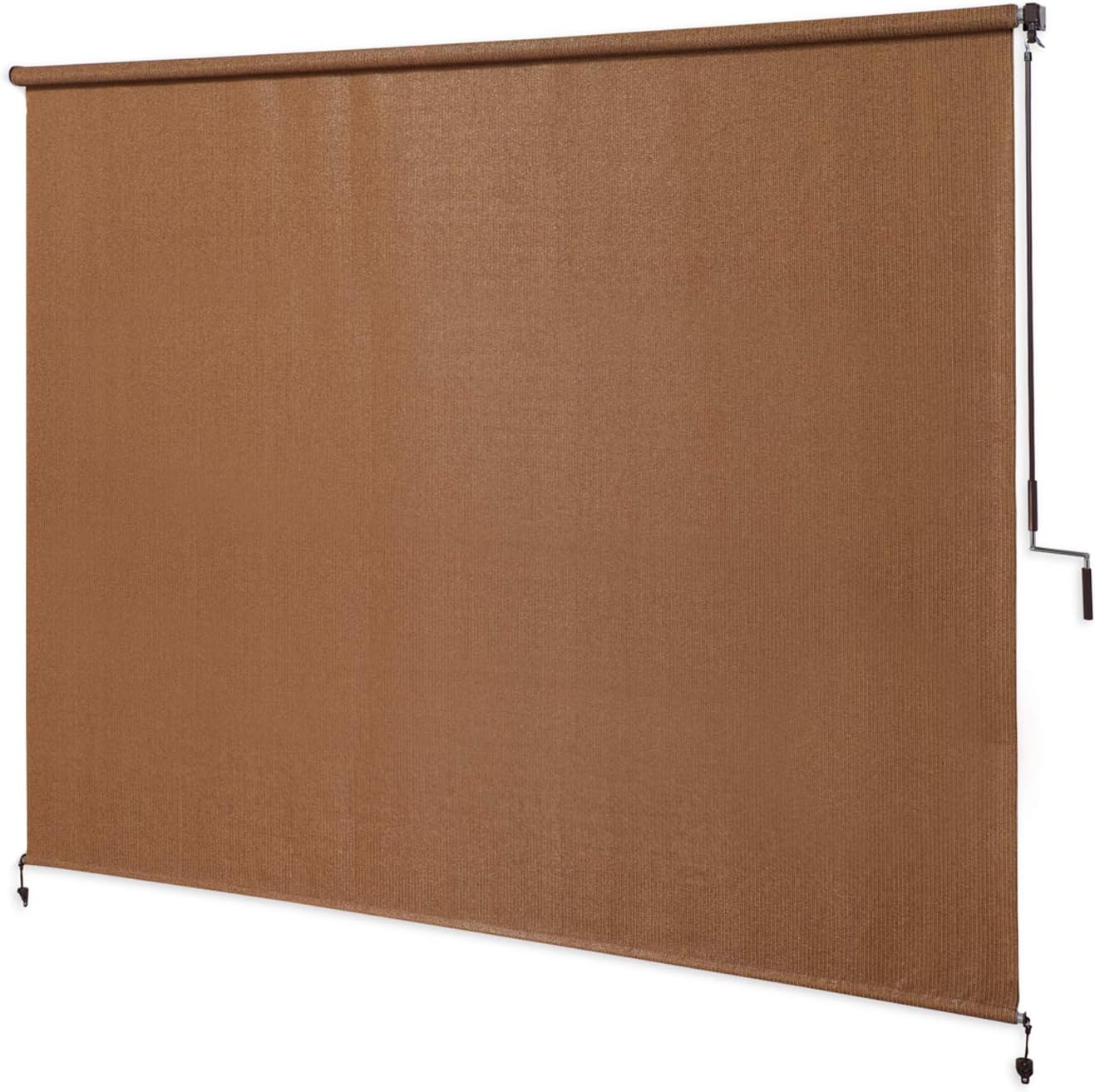 Coolaroo 474829 Outdoor Roller Shade, (6' W X 8' L), Pebble