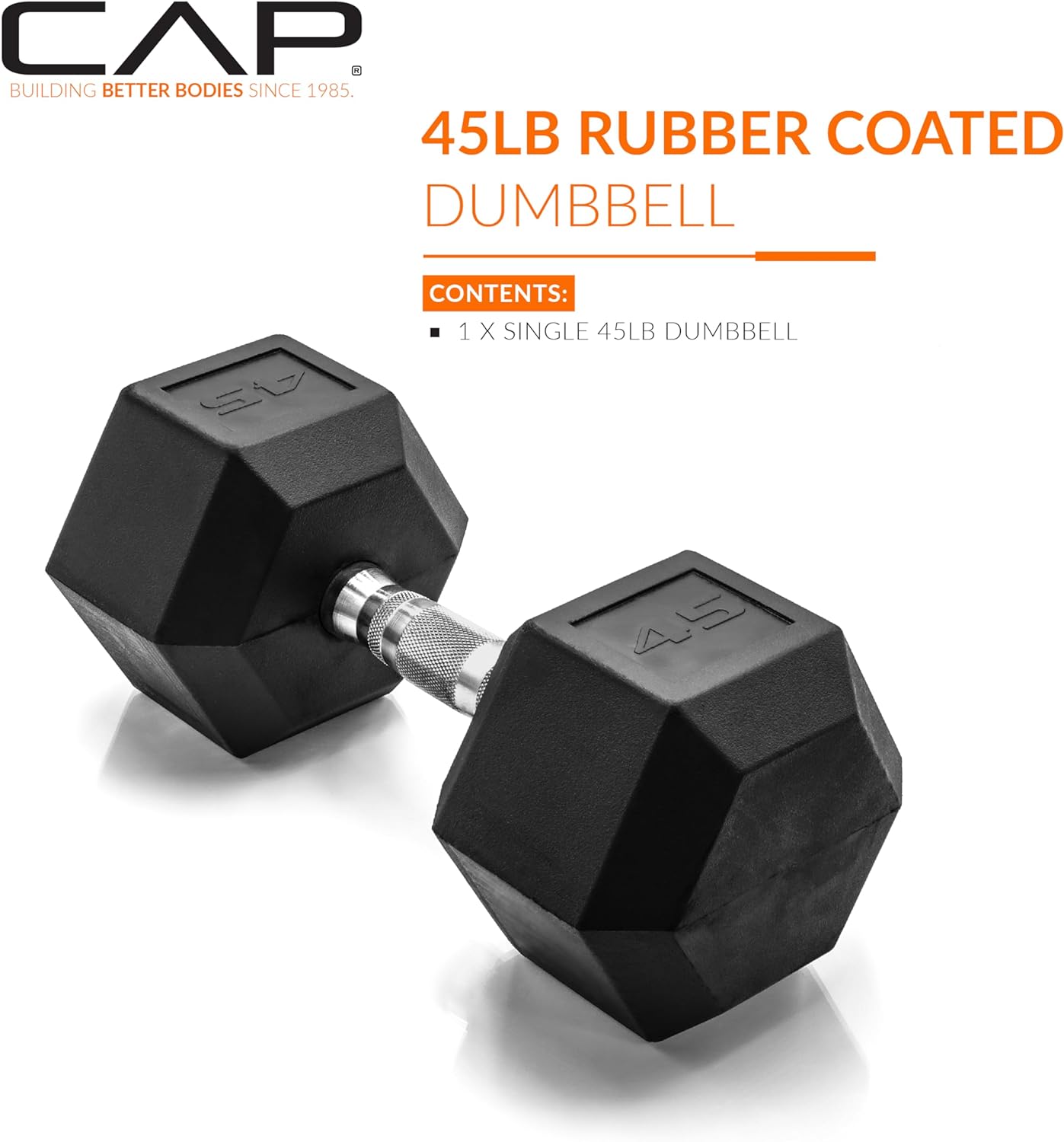 CAP Barbell Coated Dumbbell Weight | Multiple Handle Options