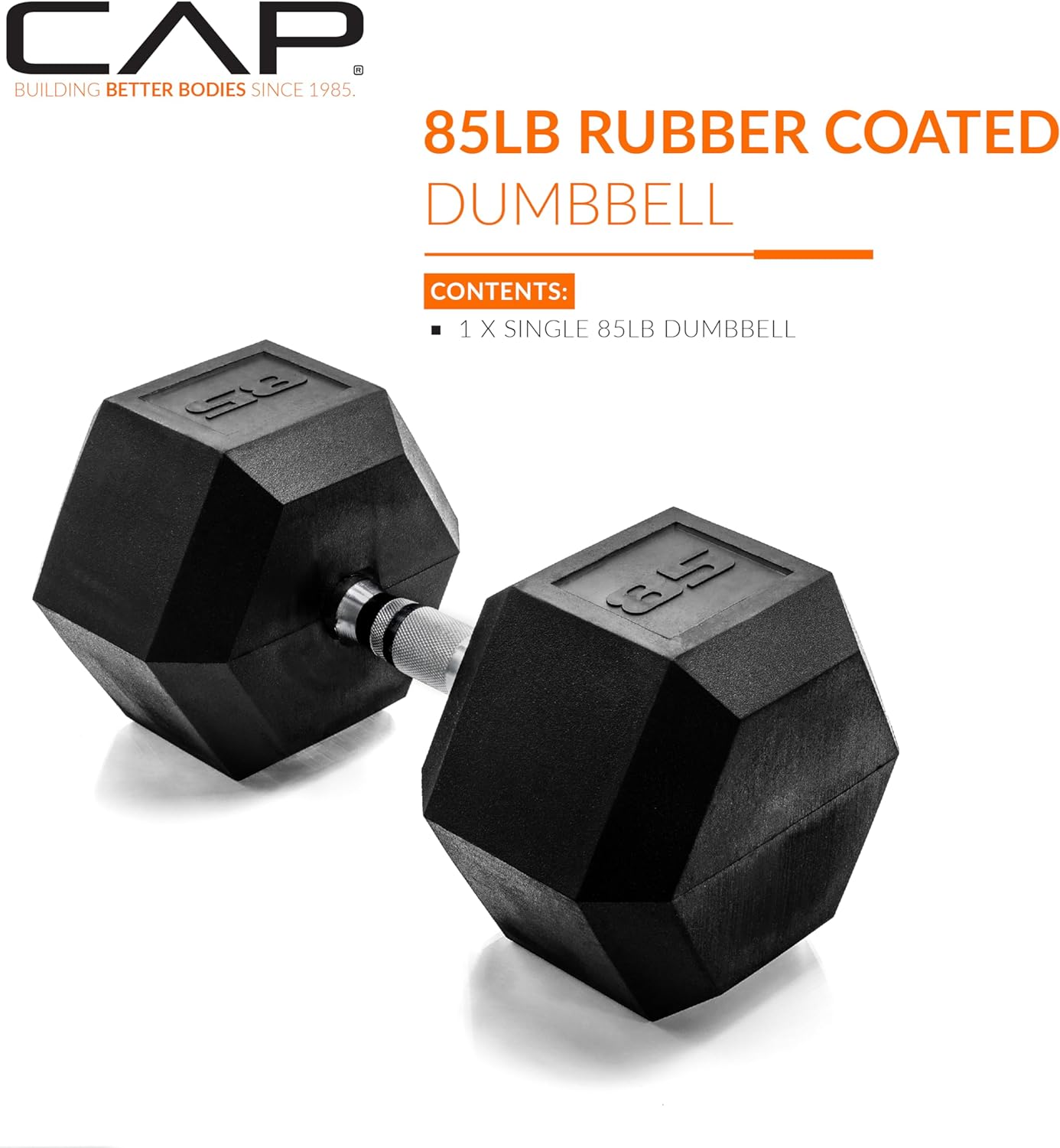 CAP Barbell Coated Dumbbell Weight | Multiple Handle Options