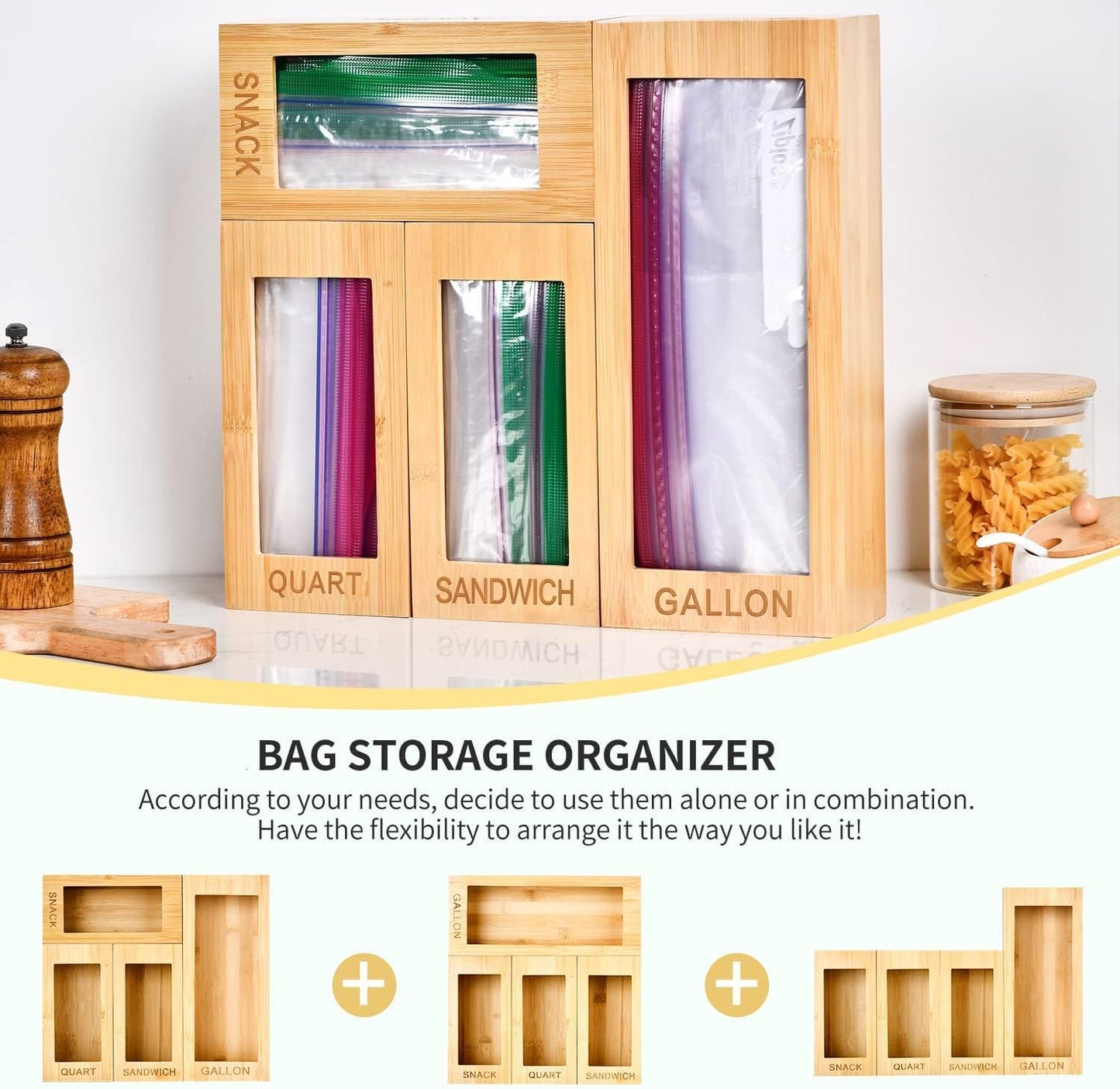 GEYILO Storage Bag Organizer