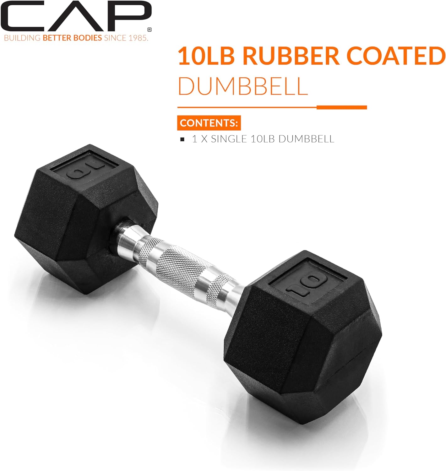 CAP Barbell Coated Dumbbell Weight | Multiple Handle Options