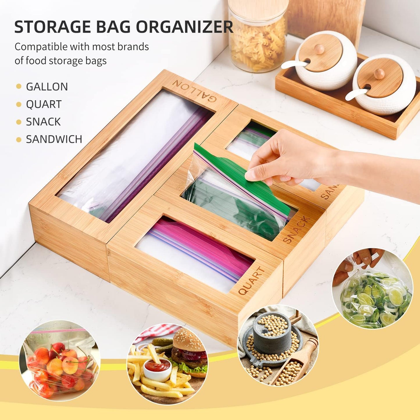 GEYILO Storage Bag Organizer