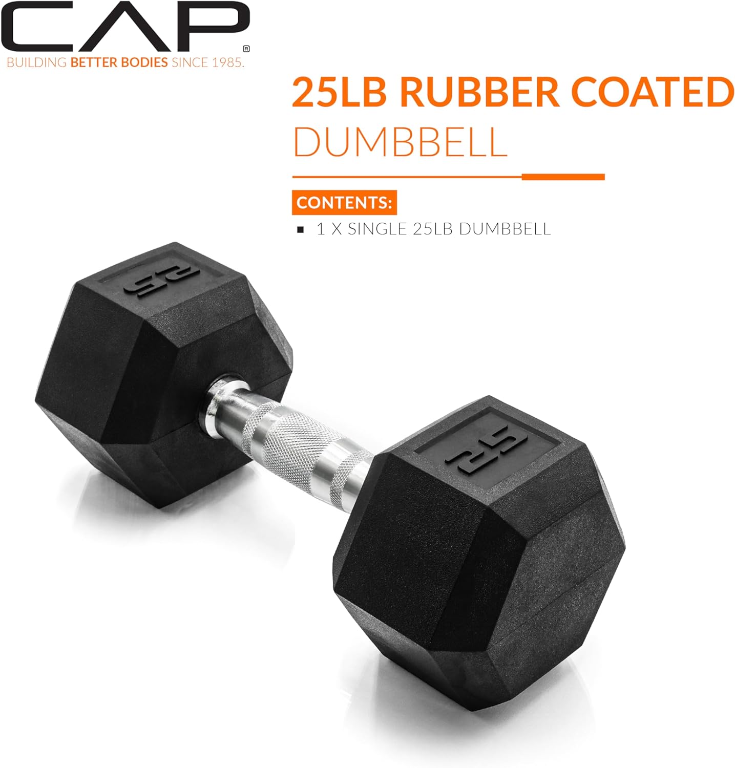 CAP Barbell Coated Dumbbell Weight | Multiple Handle Options