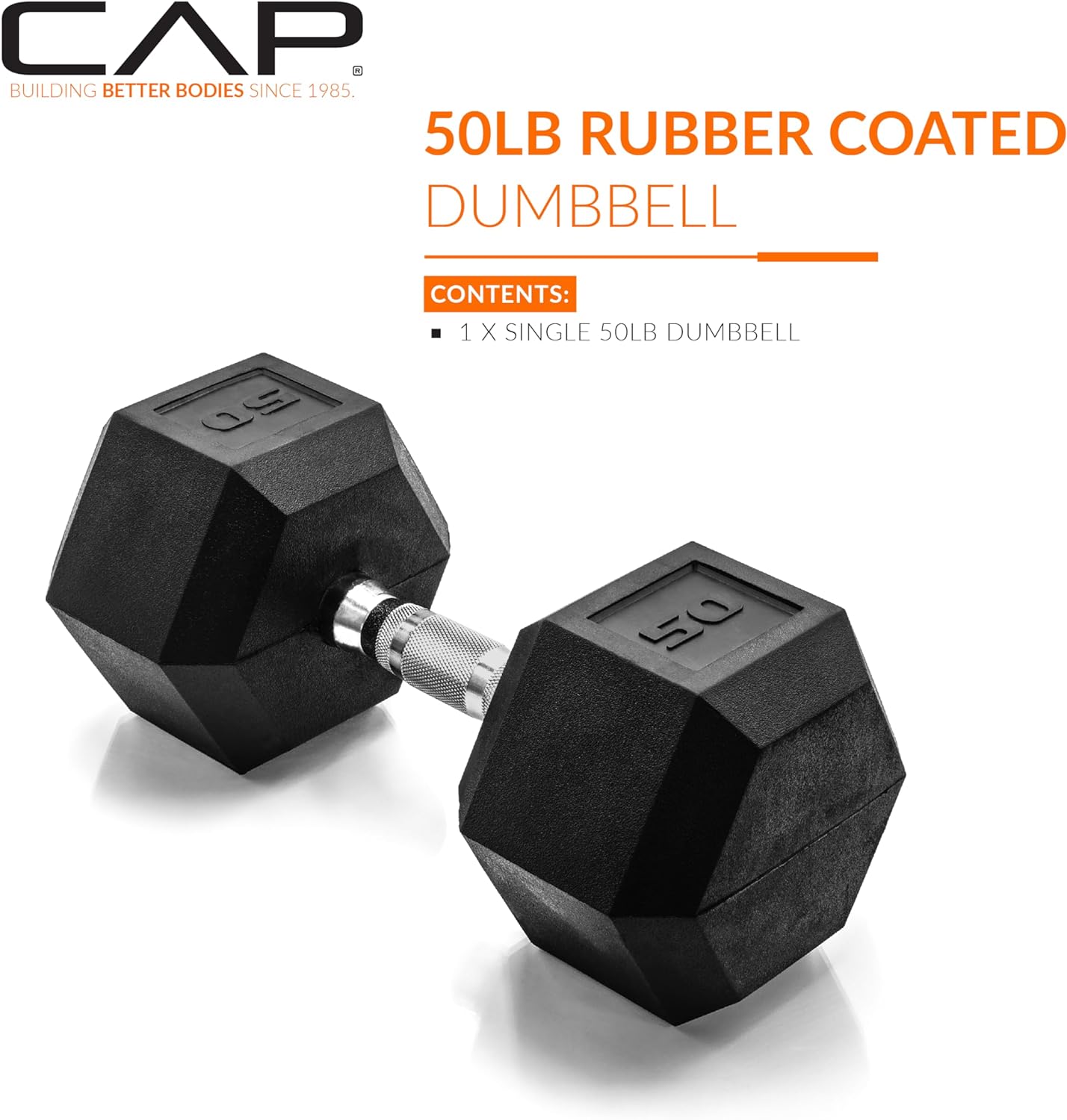 CAP Barbell Coated Dumbbell Weight | Multiple Handle Options