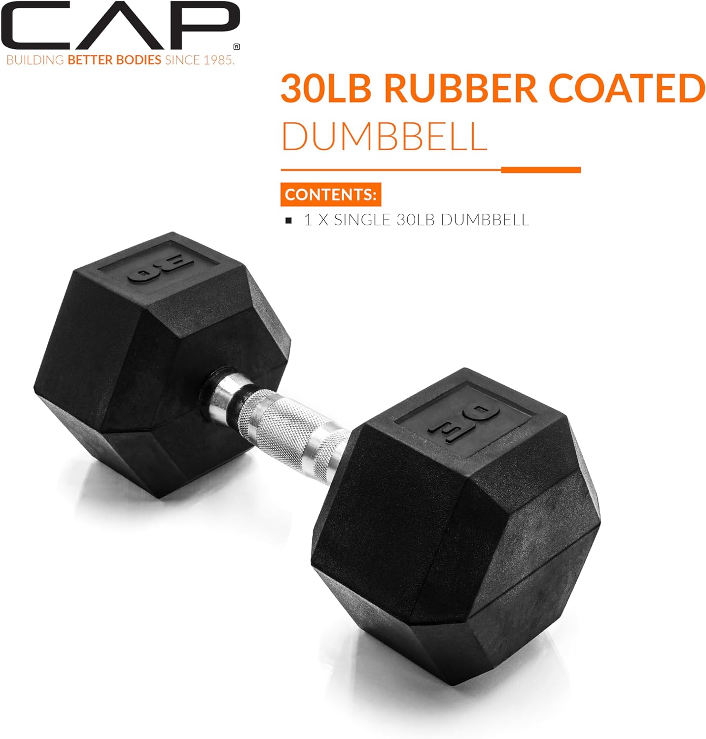 CAP Barbell Coated Dumbbell Weight | Multiple Handle Options