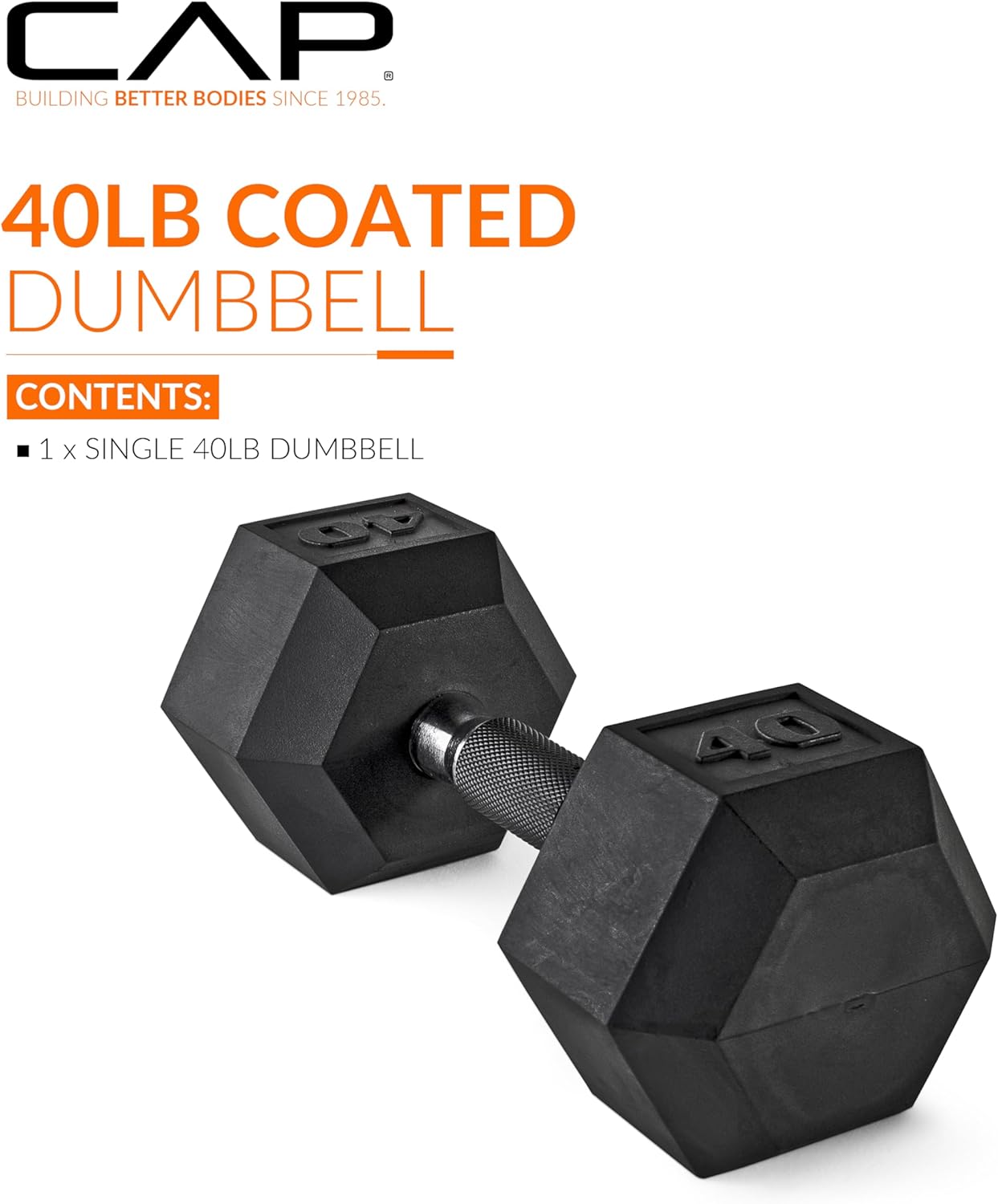 CAP Barbell Coated Dumbbell Weight | Multiple Handle Options