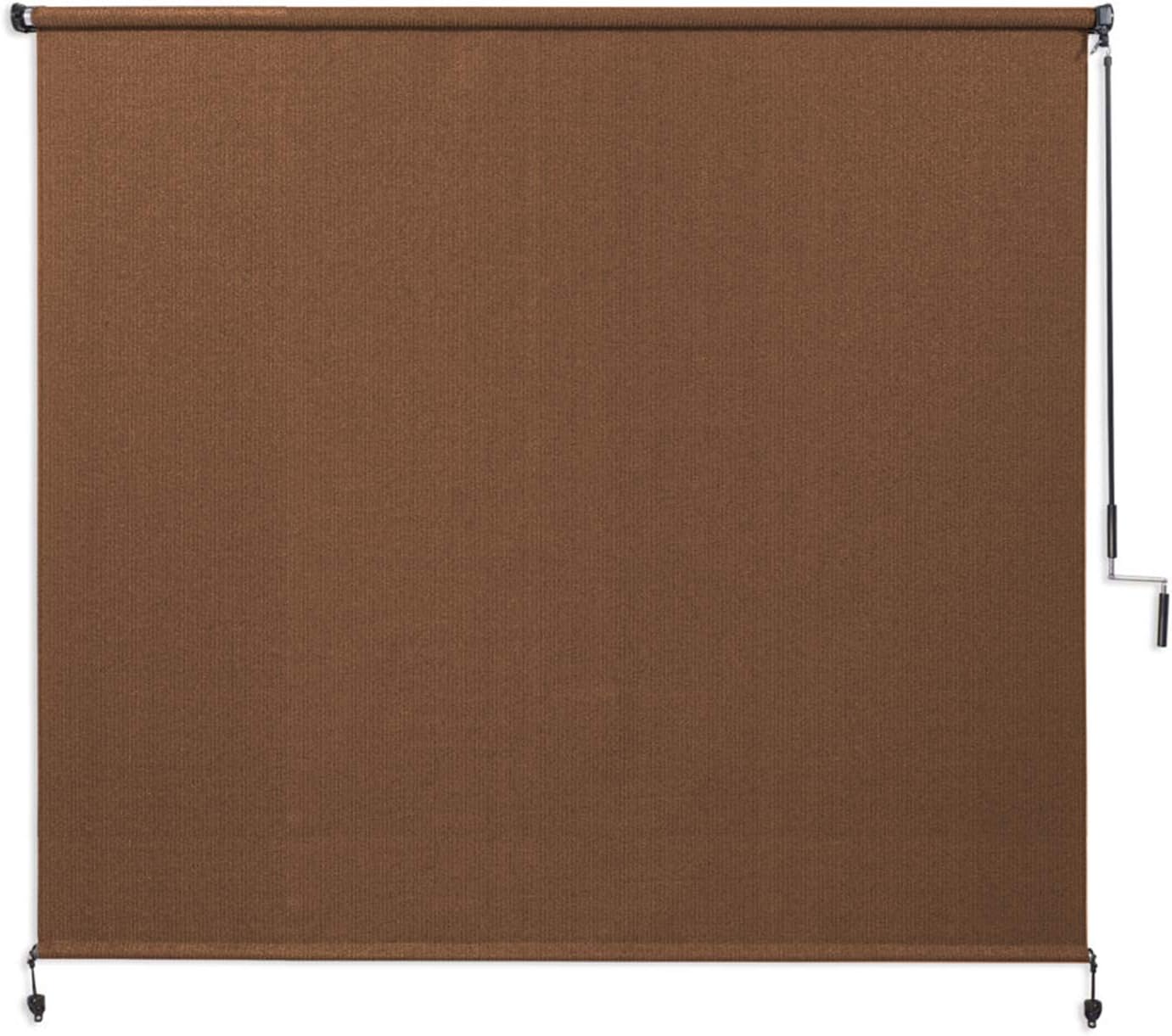 Coolaroo 474829 Outdoor Roller Shade, (6' W X 8' L), Pebble