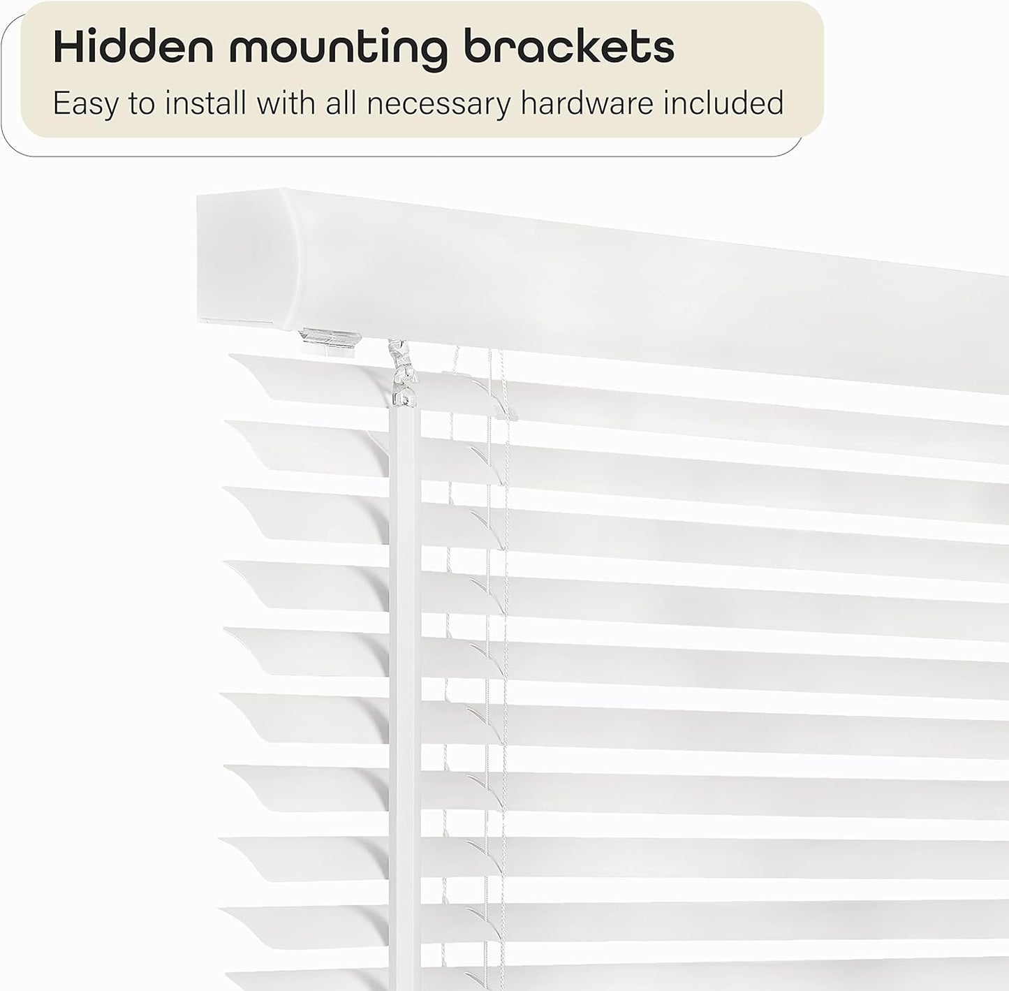 Cordless Light Filtering Mini Blinds