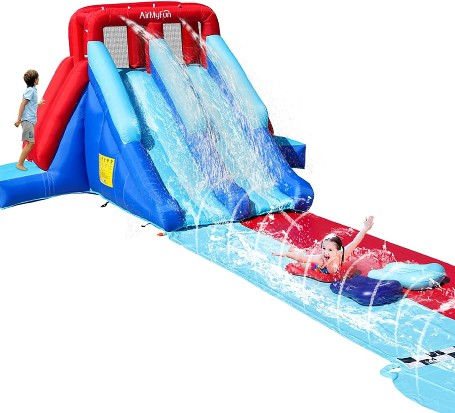 AirMyFun Inflatable Water Slide Bounce House