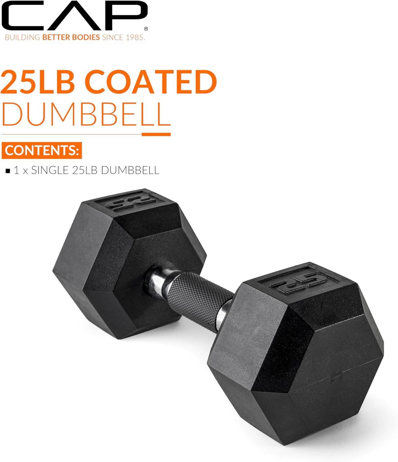 CAP Barbell Coated Dumbbell Weight | Multiple Handle Options