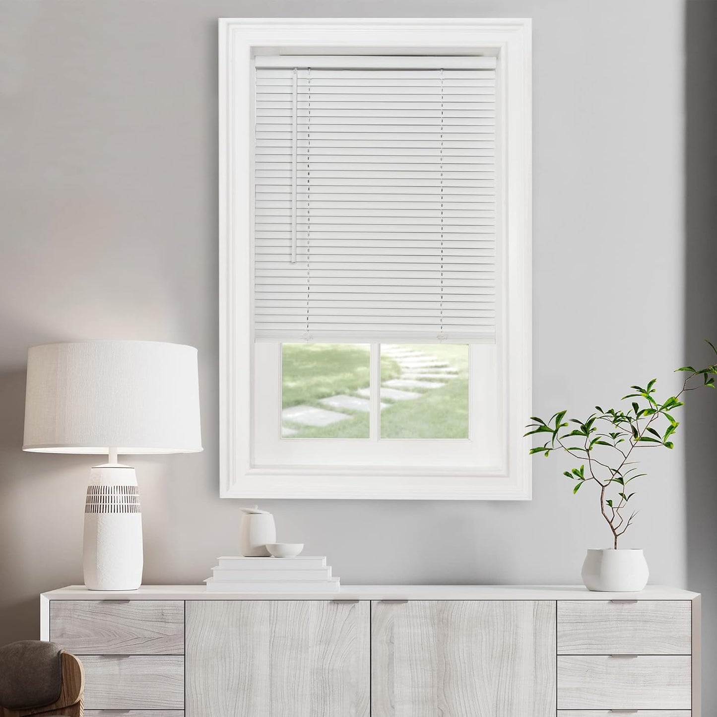 Cordless Light Filtering Mini Blinds