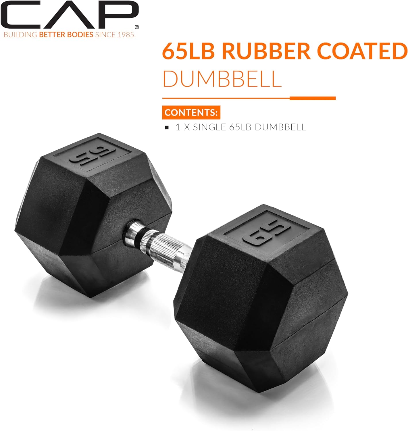 CAP Barbell Coated Dumbbell Weight | Multiple Handle Options