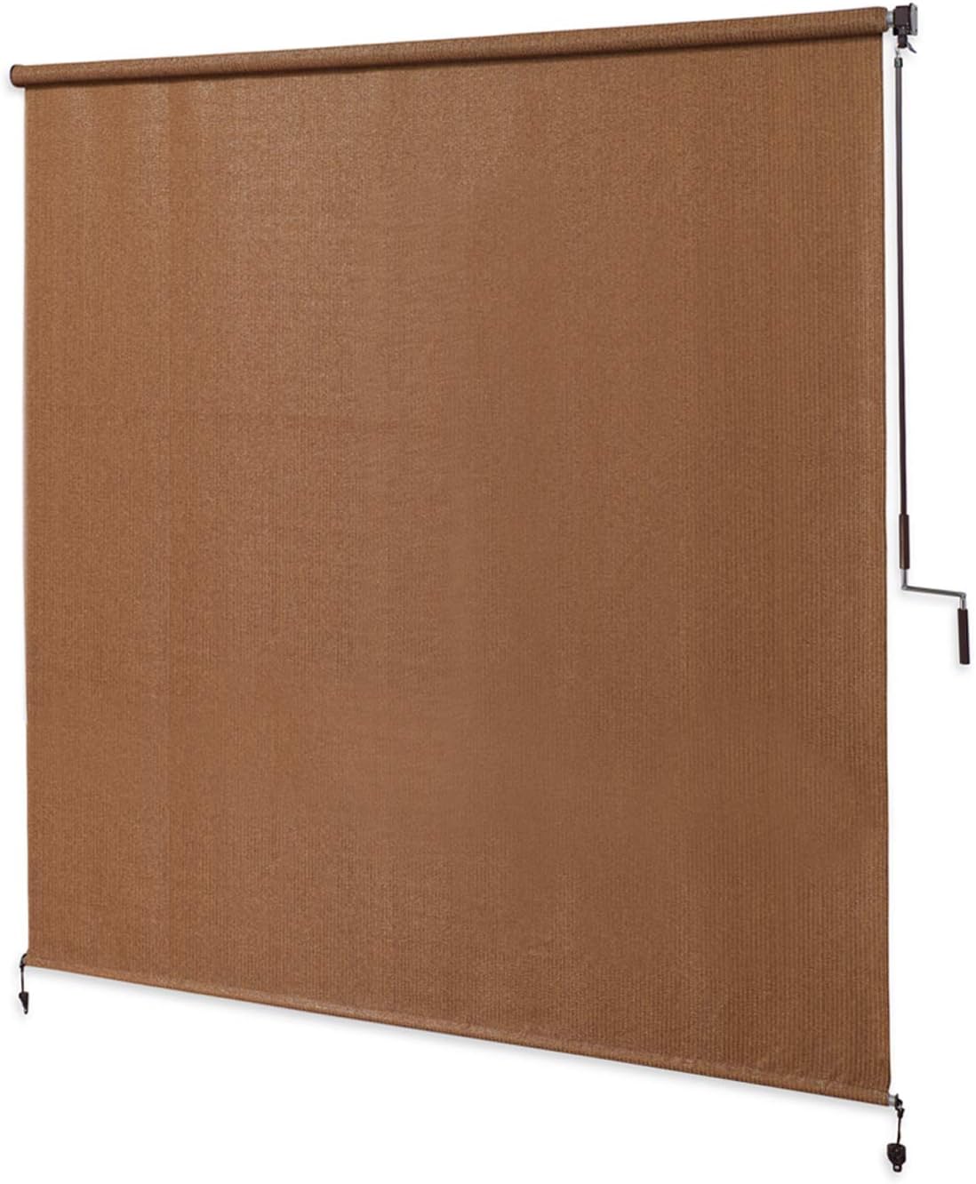 Coolaroo 474829 Outdoor Roller Shade, (6' W X 8' L), Pebble