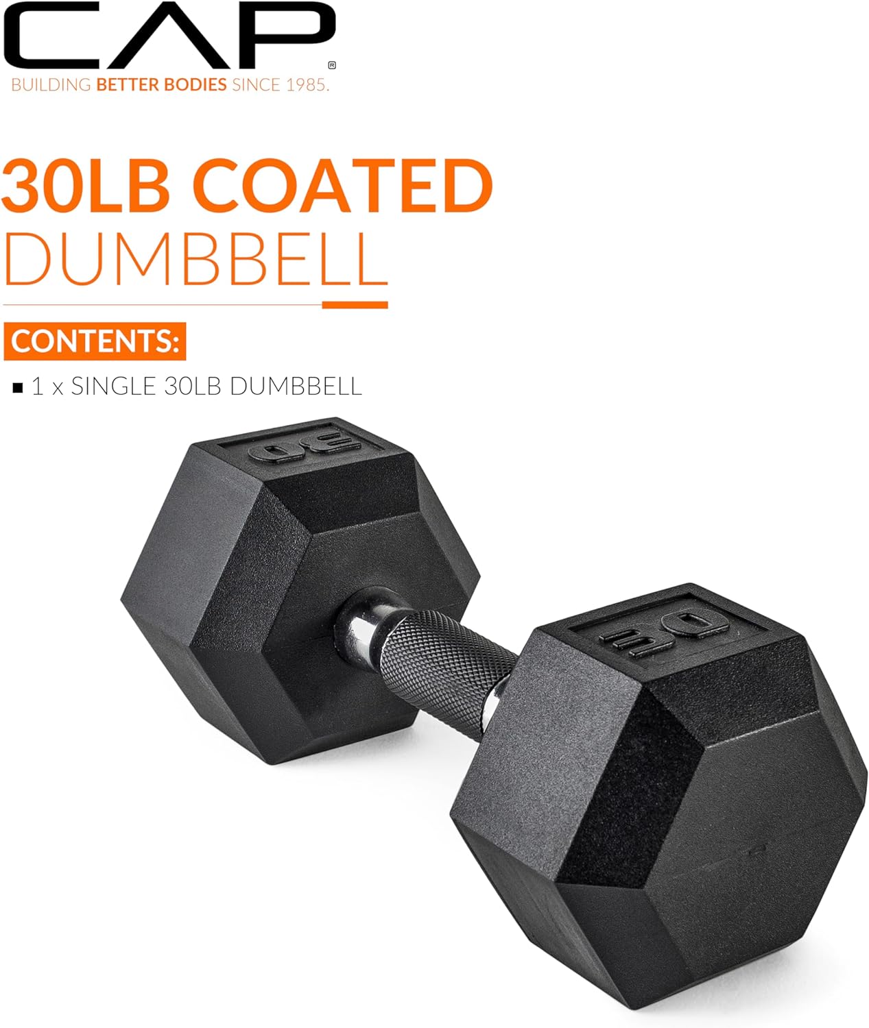 CAP Barbell Coated Dumbbell Weight | Multiple Handle Options