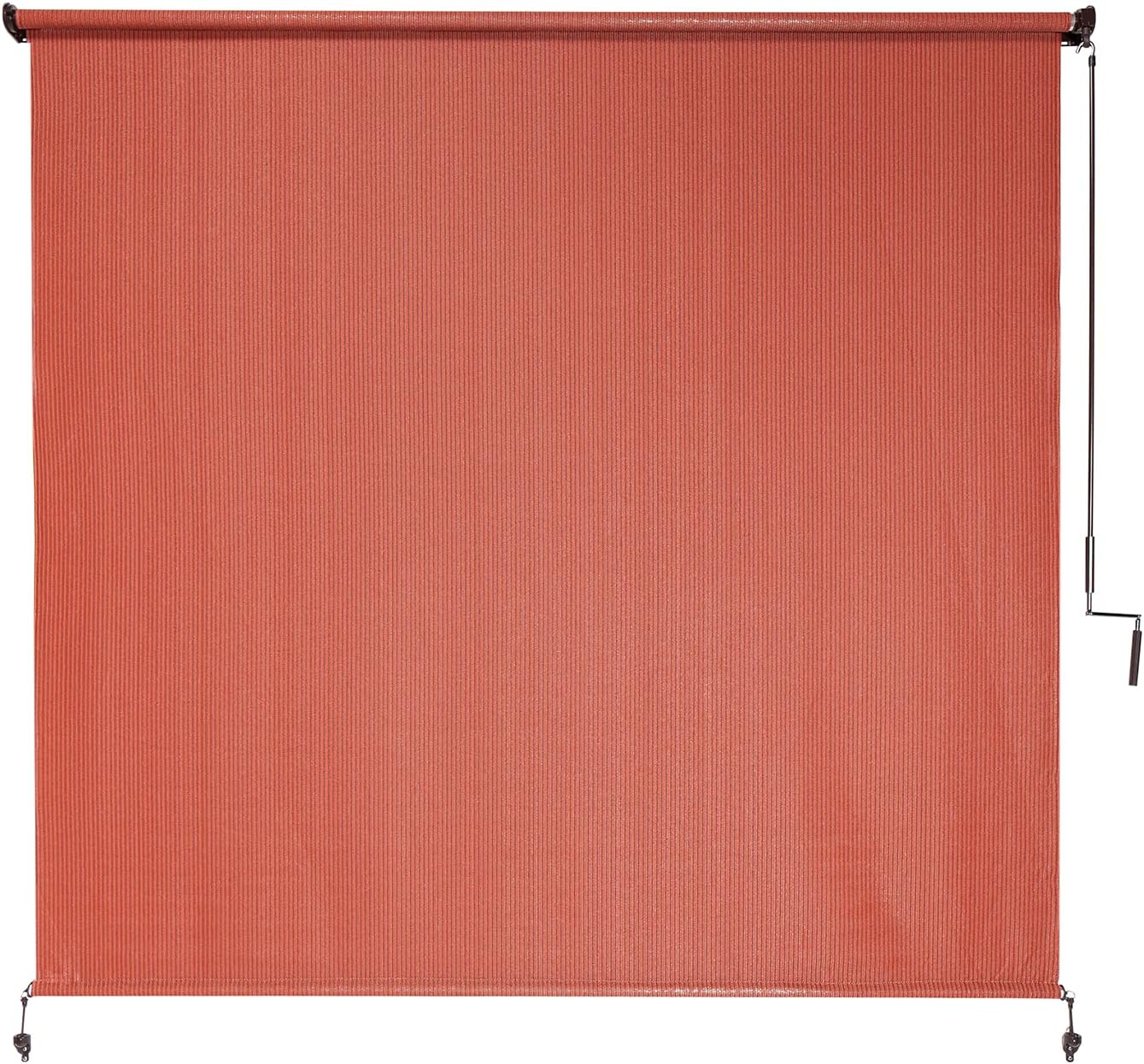 Coolaroo 474829 Outdoor Roller Shade, (6' W X 8' L), Pebble