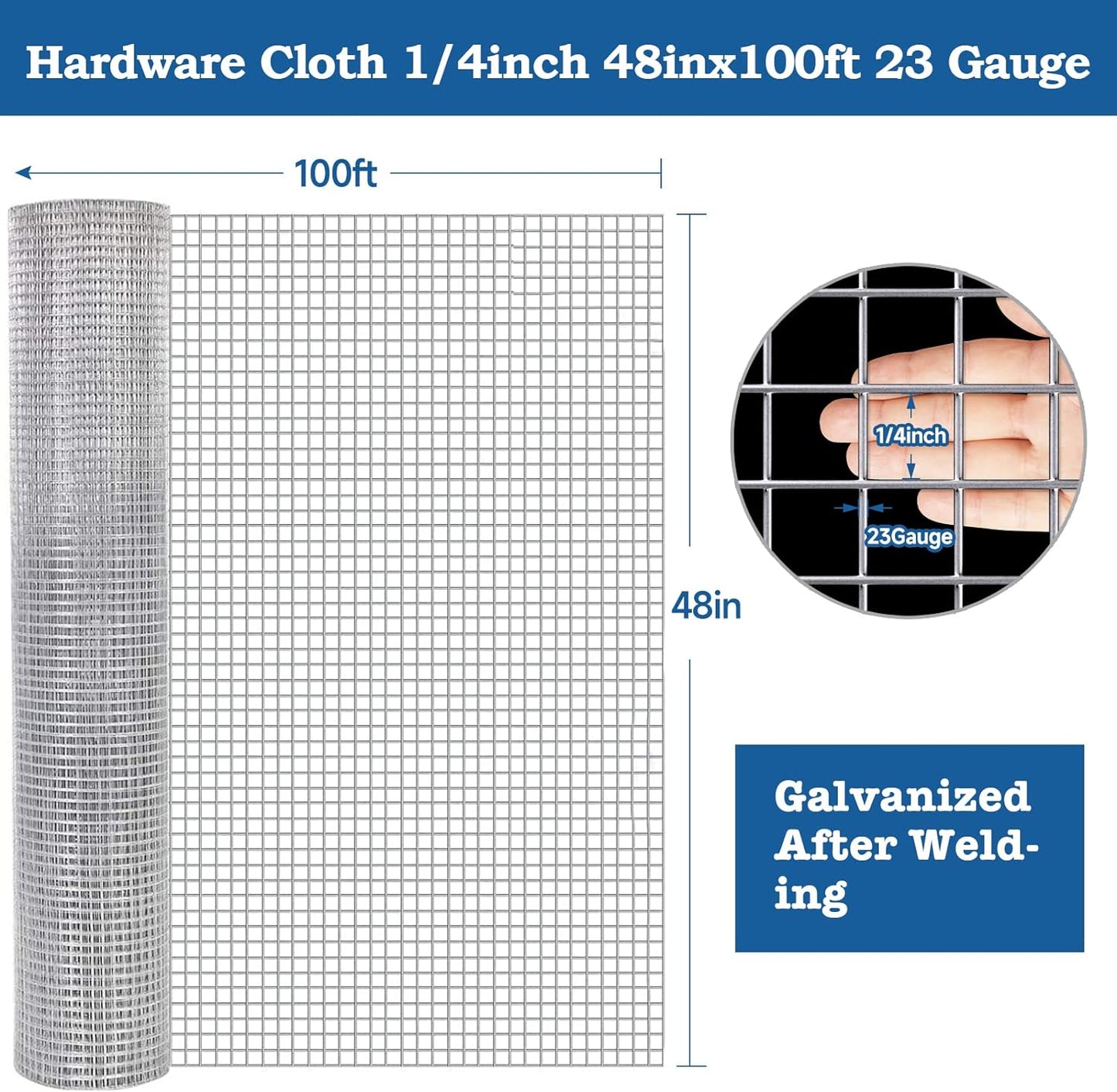 AMAGABELI GARDEN & HOME Hardware After Welding Fence Mesh Roll