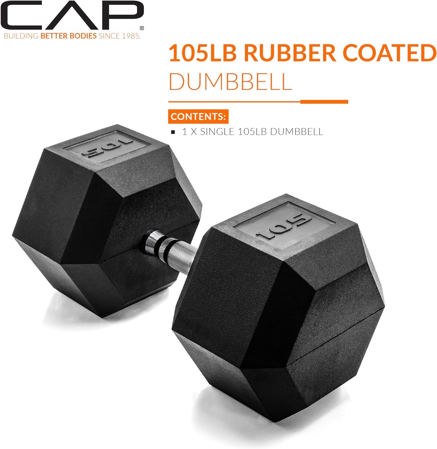 CAP Barbell Coated Dumbbell Weight | Multiple Handle Options