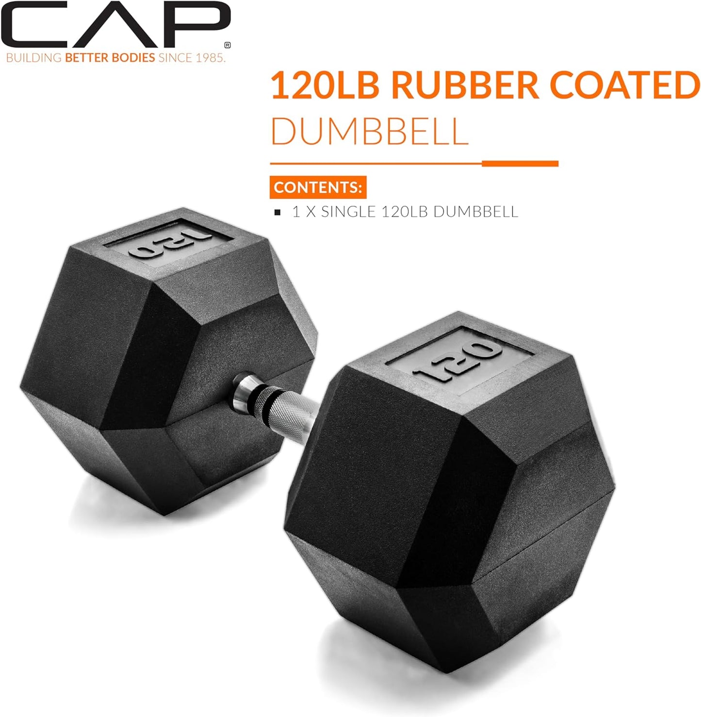 CAP Barbell Coated Dumbbell Weight | Multiple Handle Options