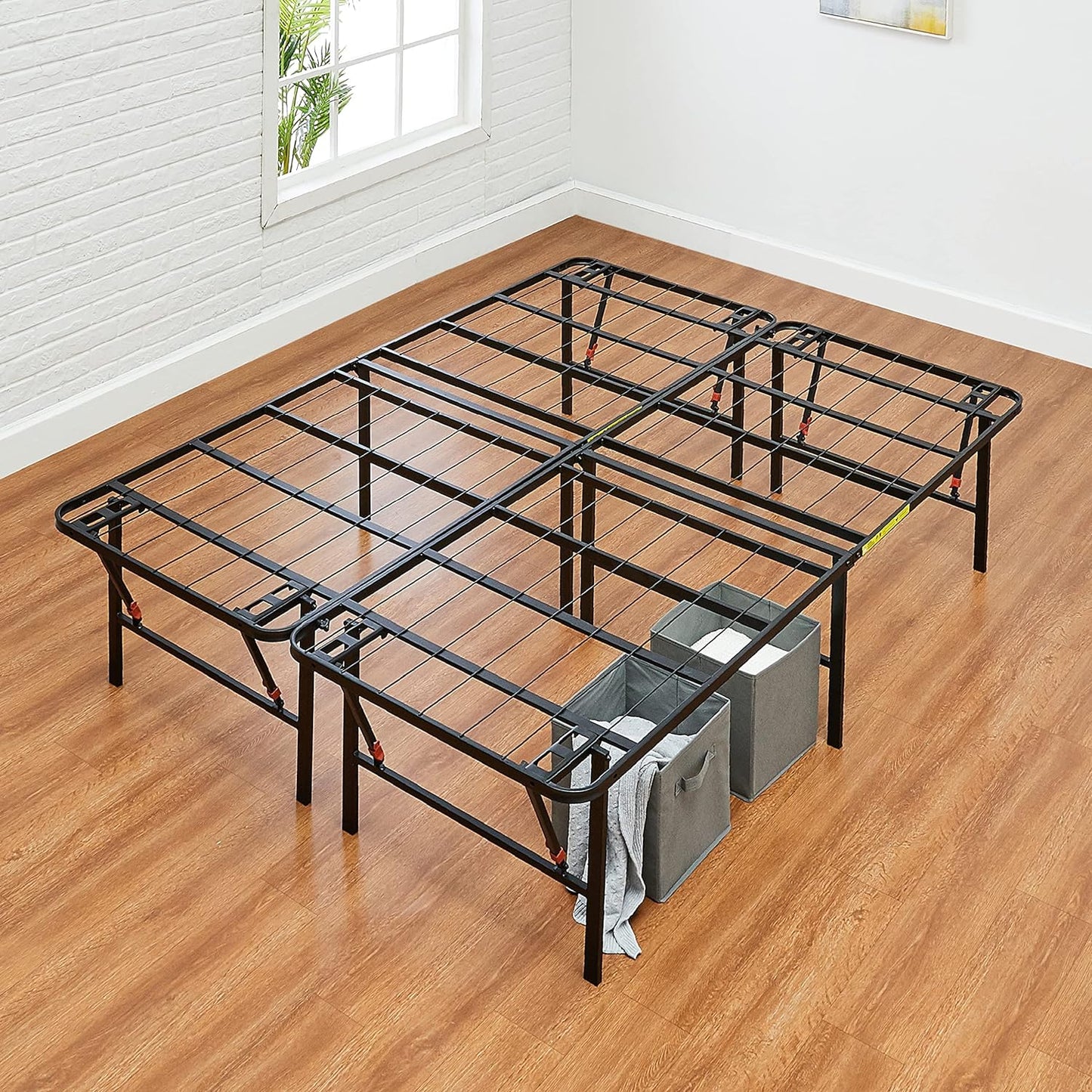 Amazon Basics Foldable Metal Platform Bed Frame